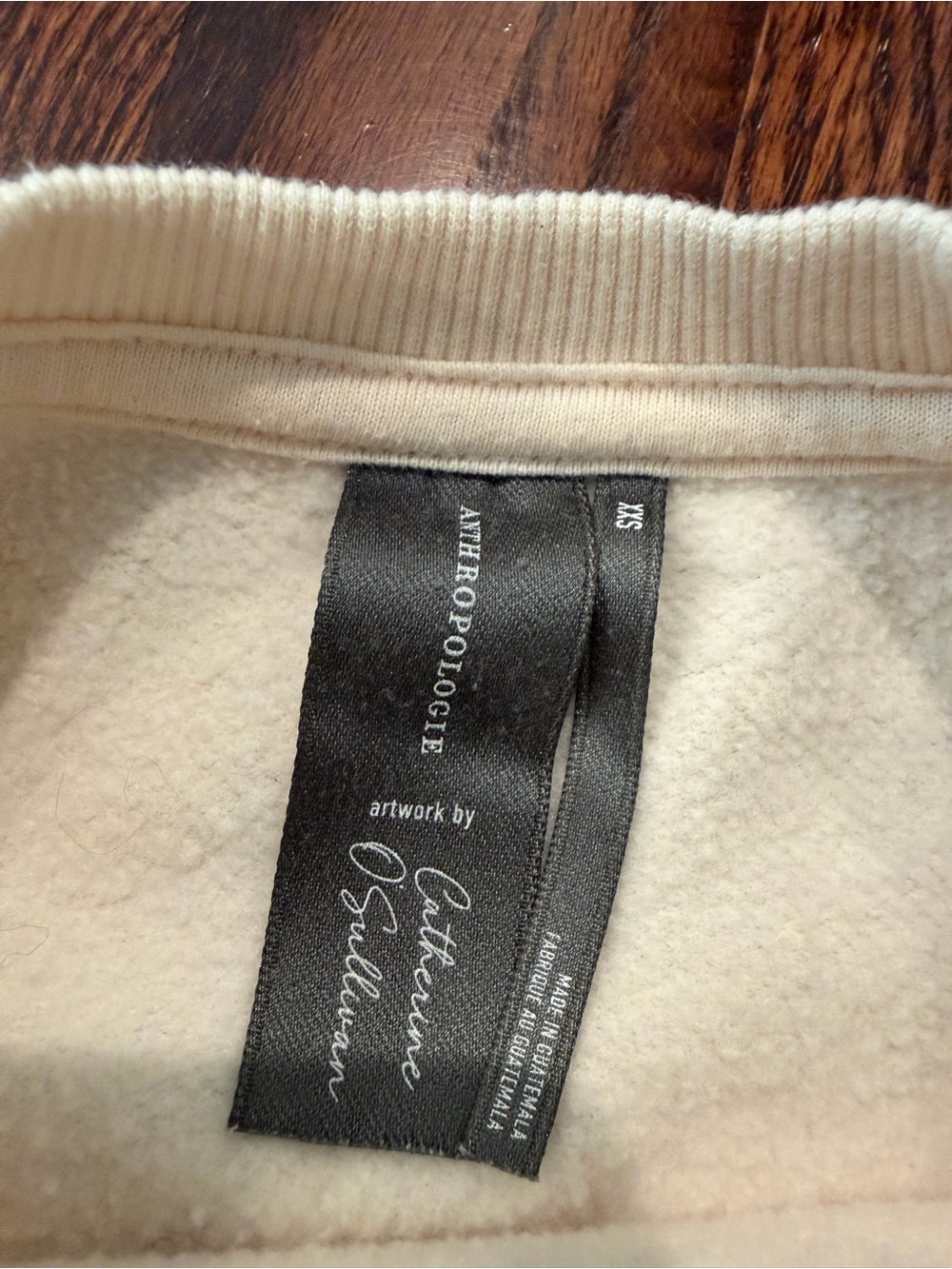 Anthropologie The Zodiac Gemini Sweatshirt Catherine O'Sullivan Women’s XXS - Picture 2 of 6